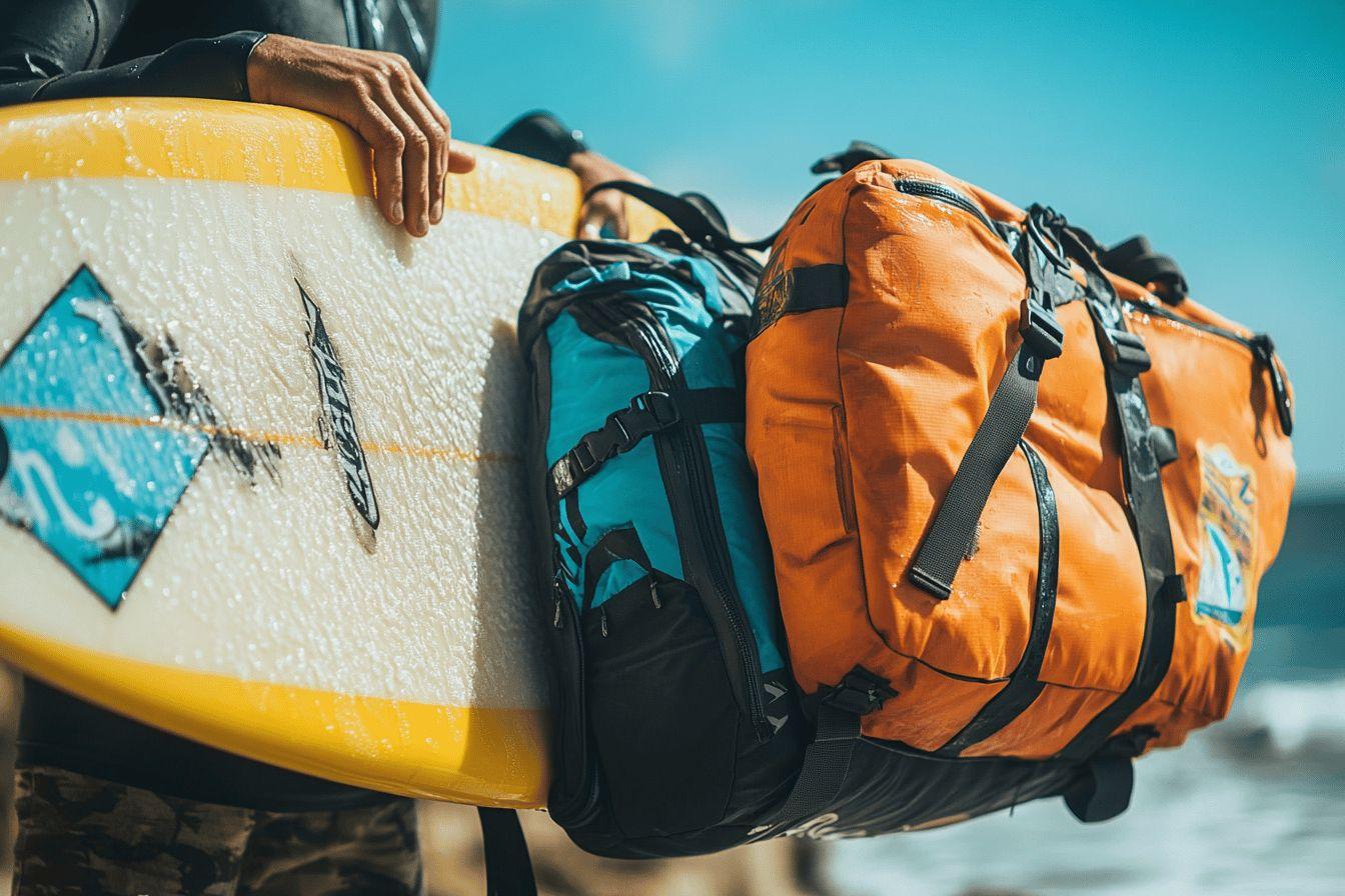 Accessoires de surf essentiels : pack, sac et boardbag pour protéger votre équipement
