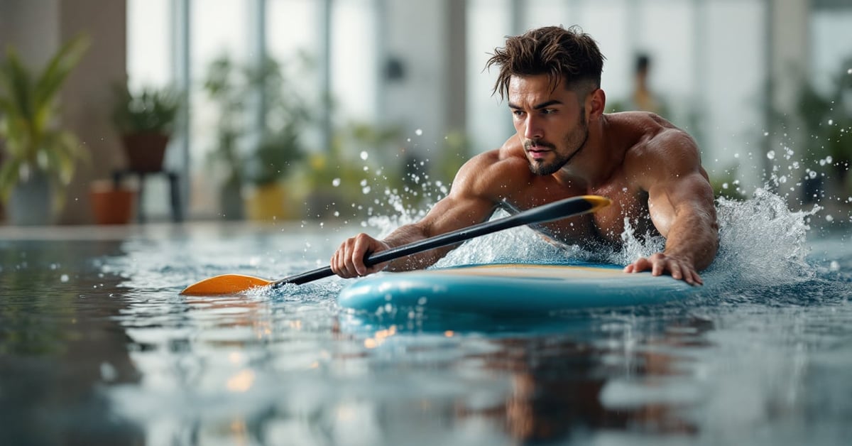 Paddle stand up Decathlon : planche SUP sur l'eau en conditions réelles