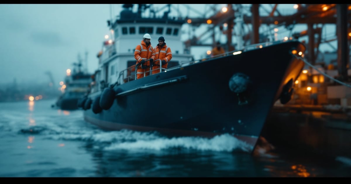 Amarrage bateau avec cordages et nœuds marins sur un ponton de port de plaisance