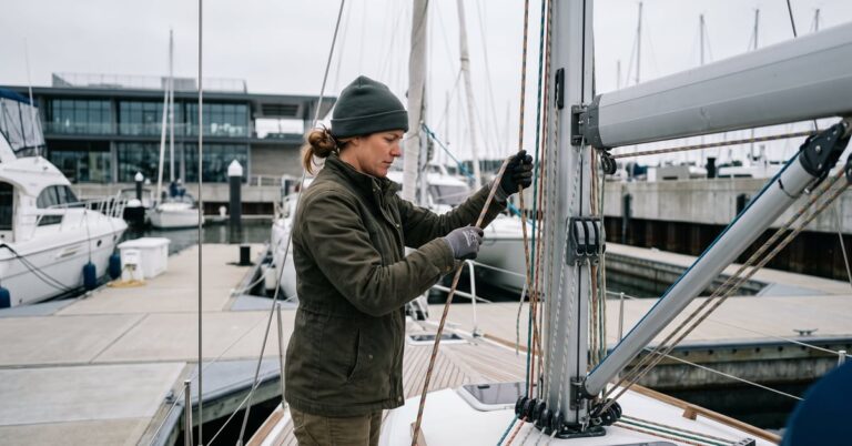 Drisse sur un voilier : cordage de levage reliant le mât à une voile, définition et rôle