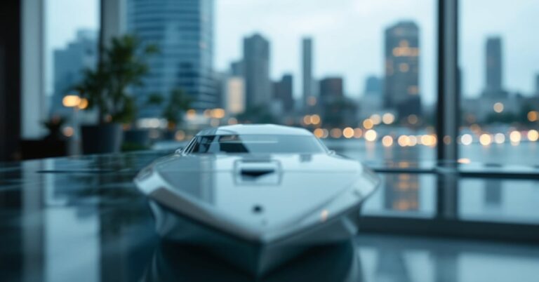Mât de bateau en fibre de carbone dressé sur un voilier moderne — mat de bateau